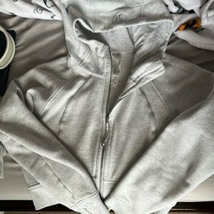 Lululemon cropped scuba zip up hoodie